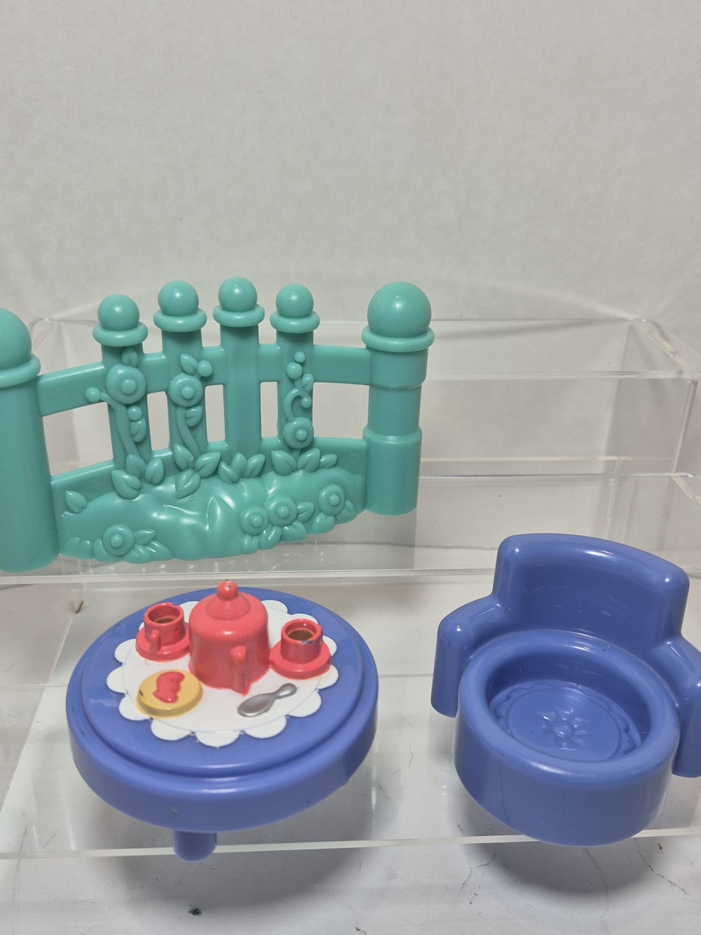 Fisher Price Little People Playtime Pals Garden Tea Party Table, Chair & Fence